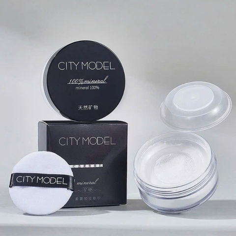 Phấn phủ dạng sương mềm CITY MODEL phấn mịn, lâu trôi 10g