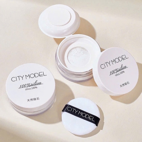 Phấn phủ dạng sương mềm CITY MODEL phấn mịn, lâu trôi 10g