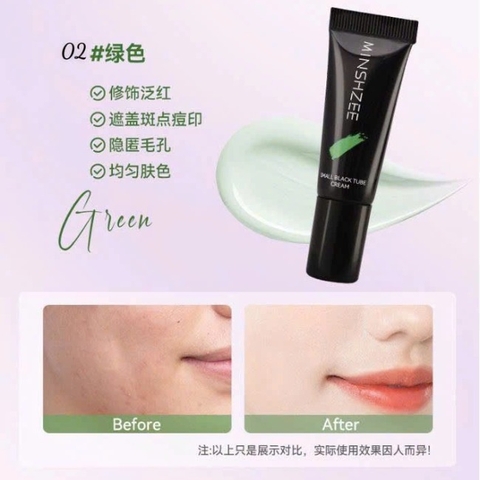 Kem lót MINSHZEE che khuyết điểm, làm sáng tông màu da