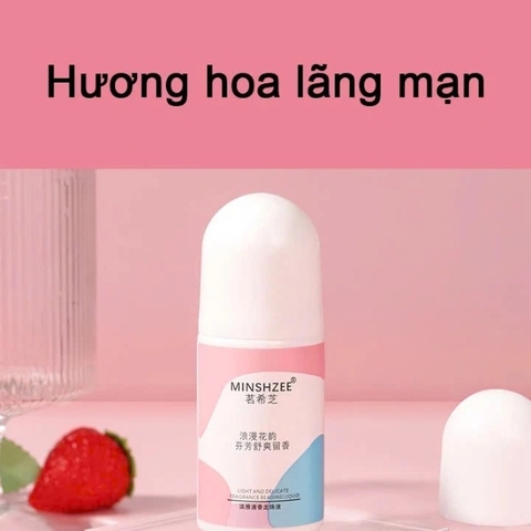Lăn khử mùi Minshzee khử mùi cơ thể lưu hương 50ml