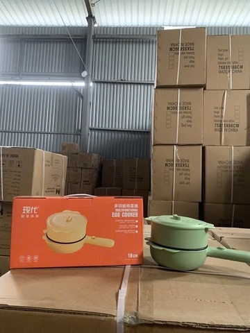 CT2. Chảo điện 2 tầng mini Egg Cooker 18cm