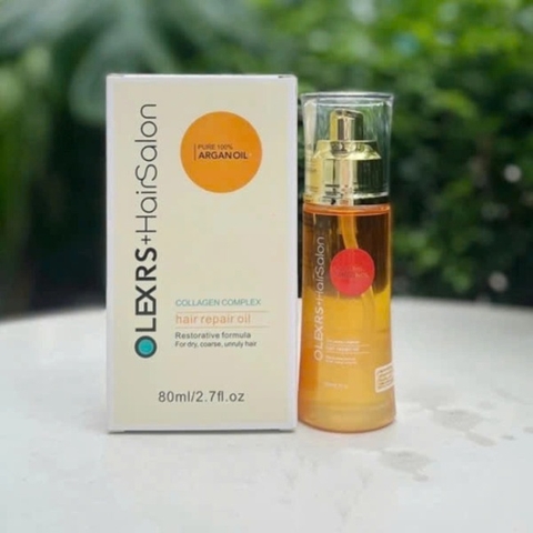 B4. Serum dưỡng tóc Olexrs+HairSalon Collagen Complex Hair Repair Oil 80ml