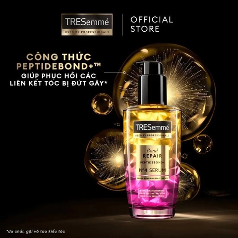B4. Serum Dưỡng Tóc Giảm Gãy Rụng Cho Tóc Hư Tổn TRESemmé Bond Repair Serum 100ml