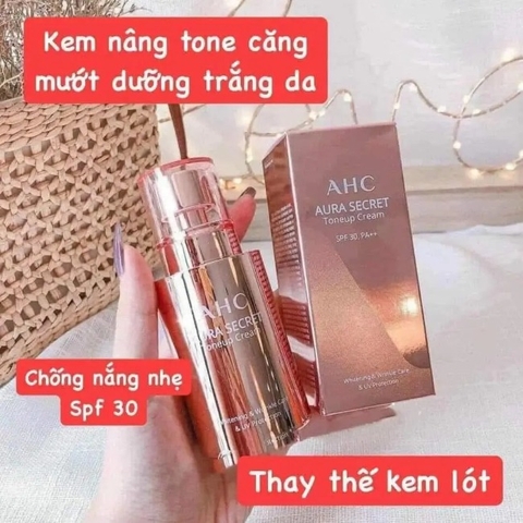 Kem dưỡng trắng da nâng tone AHC Aura Secret Toneup Cream SPF30/PA++50g