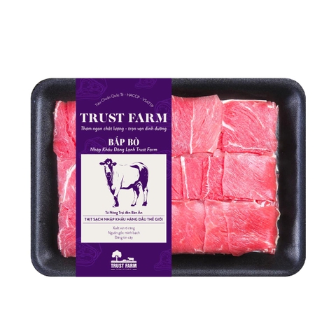 Bắp bò nhập khẩu đông lạnh Trust Farm (khay 300g) – Úc