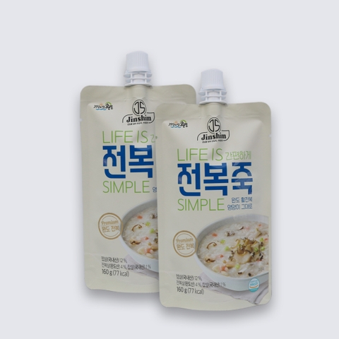 Cháo bào ngư JinShim (JS) Abalone Hàn Quốc (túi 165g)