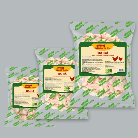 Da gà nhập khẩu đông lạnh Green Cattle (túi 1kg - 3kg - 5kg) - Brazil