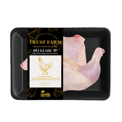 Đùi gà góc tư nhập khẩu đông lạnh Trust Farm (khay 500g) - Mỹ
