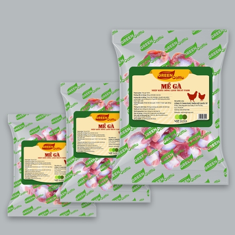 Mề gà nhập khẩu đông lạnh Green Cattle (túi 1kg - 3kg - 5kg)