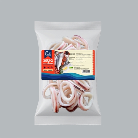 Mực cắt khoanh nhập khẩu đông lạnh Seafood Kingdom (khay 500g) - Trung Quốc