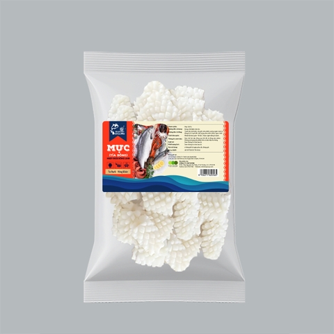 Mực tỉa bông nhập khẩu đông lạnh Seafood Kingdom (khay 500g) - Trung quốc