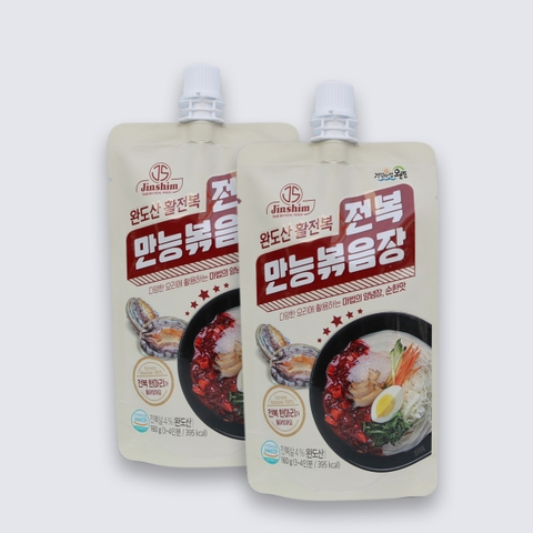 Sốt Tokbokki Bào Ngư JinShim (JS) Abalone Hàn Quốc - Vị bánh gạo cay (túi 160g)