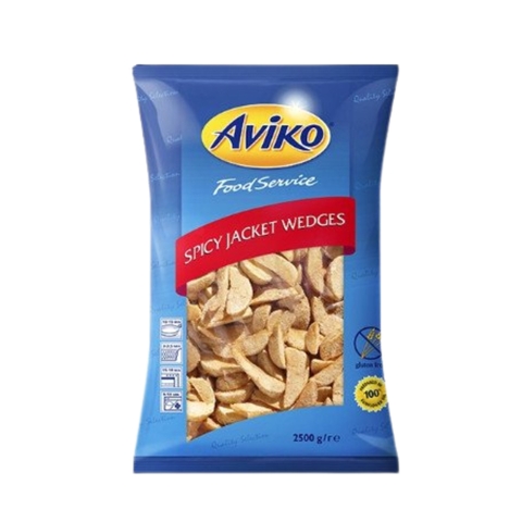 KHOAI TÂY CẮT MÚI AVIKO TẨM GIA VỊ ỚT-AVIKO SPYCY JACKET WEDGE-2,5KG