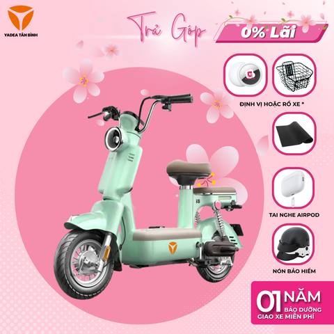 Xe Máy Điện YADEA I8- 1 LẦN SẠC ĐI ĐƯỢC 70KM - Xediencutiee