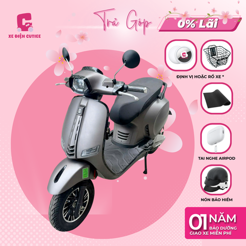 Xe Máy Điện Takumi Crowns - 3 Nấc Số Ga - Xediencutiee