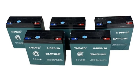 Ắc quy Yamato chịu nhiệt 60V – 25Ah (Bộ 4 bình)