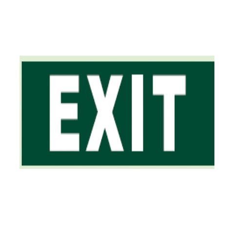 Mặt đèn thoát hiểm EXIT