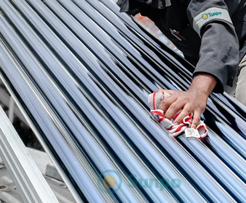 Dịch vụ vệ sinh máy NLMT sunpo