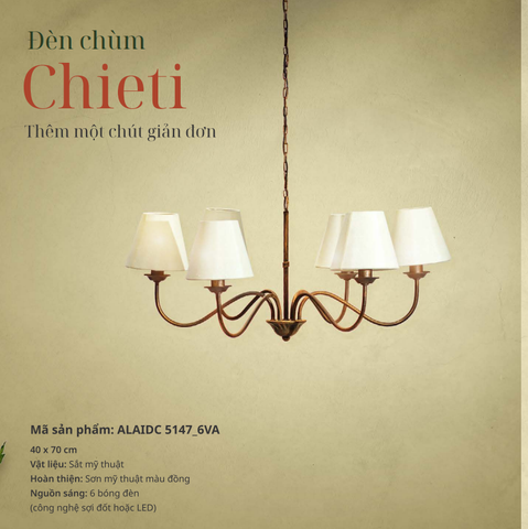 Đèn chùm sảnh ALAIDC 5147_6VA