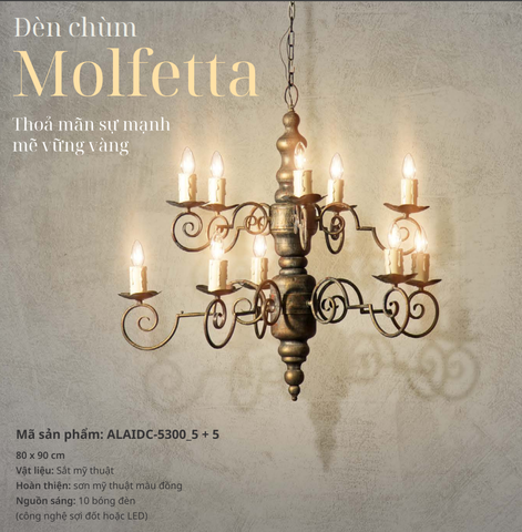 Đèn chùm sảnh ALAIDC 5300_5+5