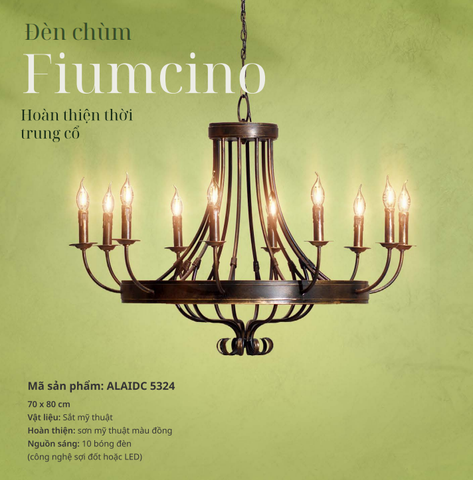 Đèn chùm sảnh Alazea Sunpo