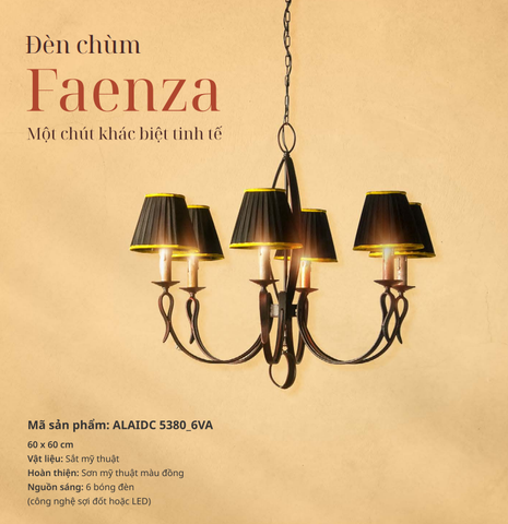 Đèn chùm sảnh ALAIDC 5380_6VA
