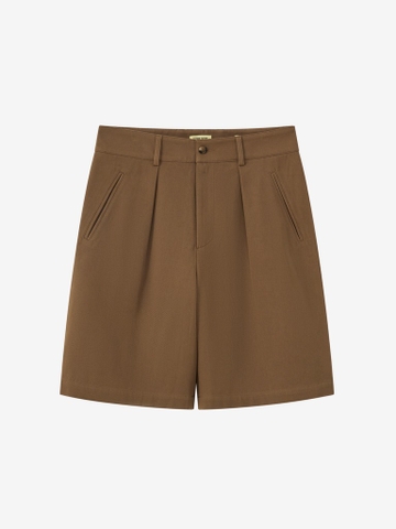Naturalist Shorts In Coffee Natural Dye