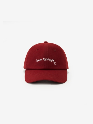 Unfinished Cap