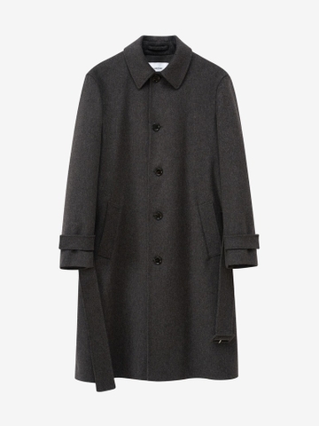 Davy Grey Loro Piana Water Repellent Overcoat