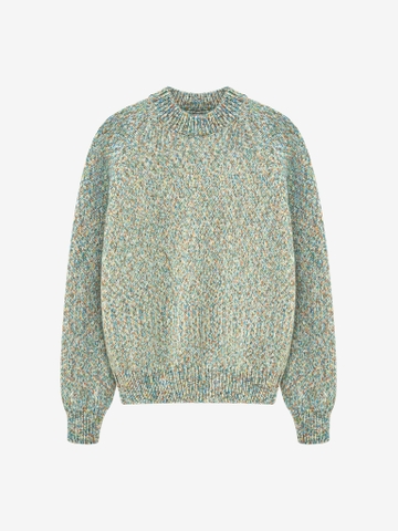 Multicolor Norwegian Wool Raglan Sweater