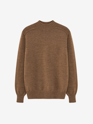 Hazelnut Soft Italian Wool Countryside Sweater