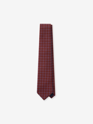 Carmin Square Medallion Wool Tie
