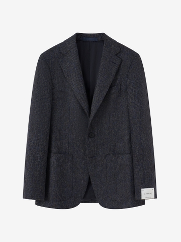 Aida Navy/Beige Tweed Sport Jacket
