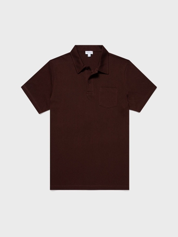 Riviera Polo Shirt in Raisin