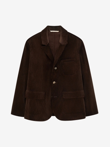 Brown Wide Wale Corduroy Métier Jacket