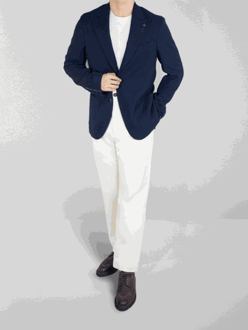 Lovato Ivory Tapered Denim