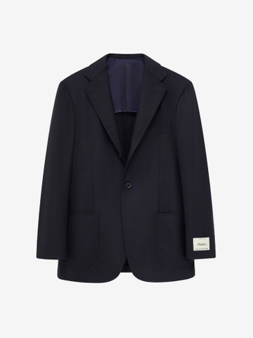 Dark Navy Balloon Blazer 04X