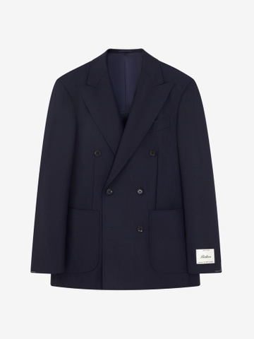 Dark Navy Balloon DB sport jacket 02X