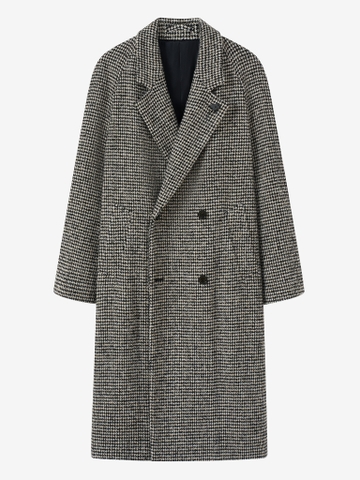 Black/white Houndstooth Coat