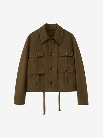 Olive Military Canvas Tivoli Jacket