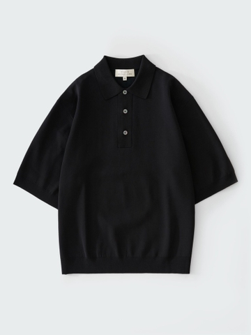 Rico Knitwear Shirt in Darkest Navy