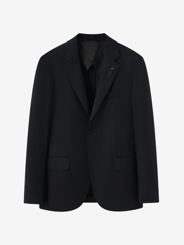 Special Line Wool/Cashmere Black Suit