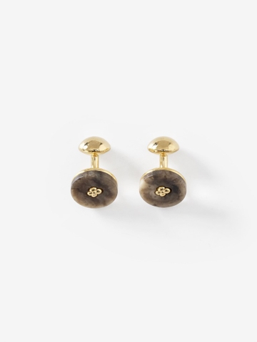 Golden Button Cufflinks