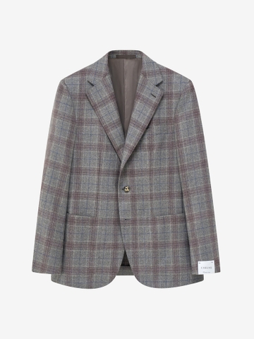 Aida Heather Grey Check Flannel Sport Jacket