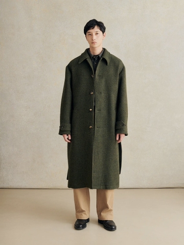 Overcoat in Spongy Wool