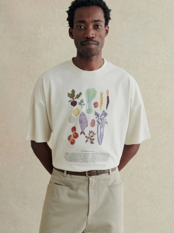 Tunisian Recipe Heavy Cotton Jersey Printed T-Shirt