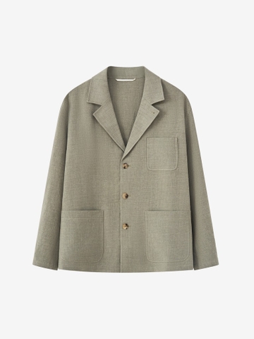 Traveler Jacket In Almond Green