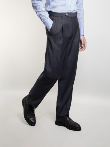 Two Pleat Trousers in Plomb 03P