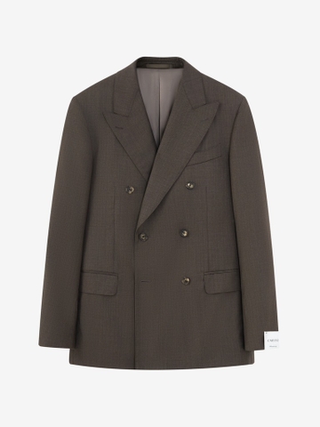 Norma Dark Beige Wool Suit