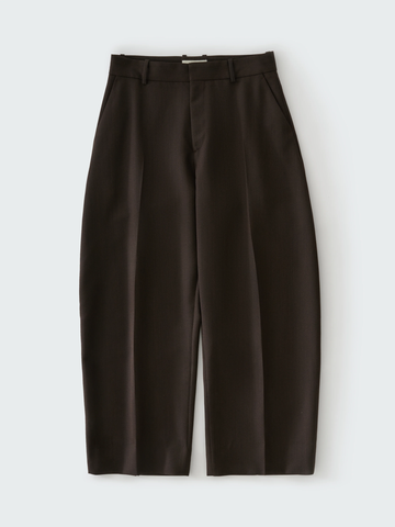 Coffee Two Tone Tailoring Fume Pants